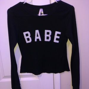 Babe Long Sleeve Shirt